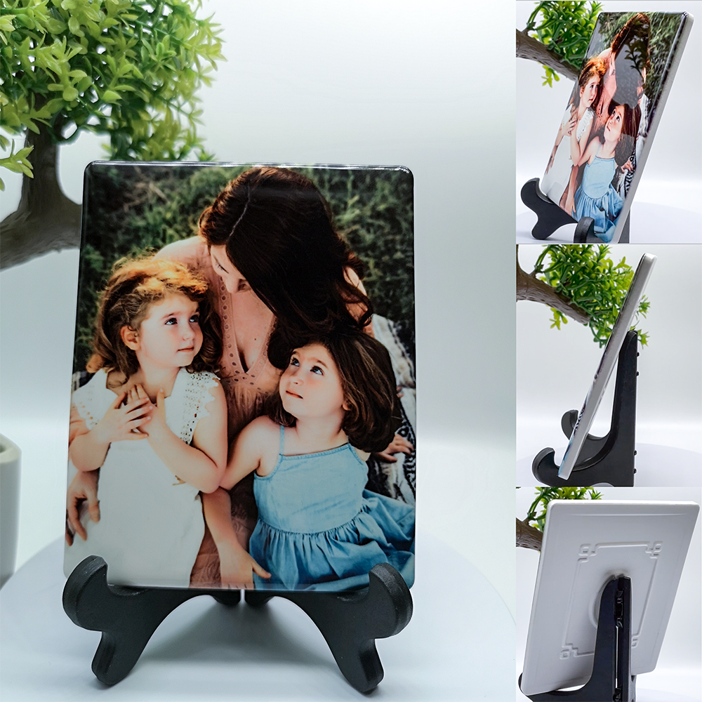 ADFSTONE Headstone Picture & Porcelain Grave Photo Personalized | Theme: Classic (Single) | Ratio: 1v1.5 Rectangle